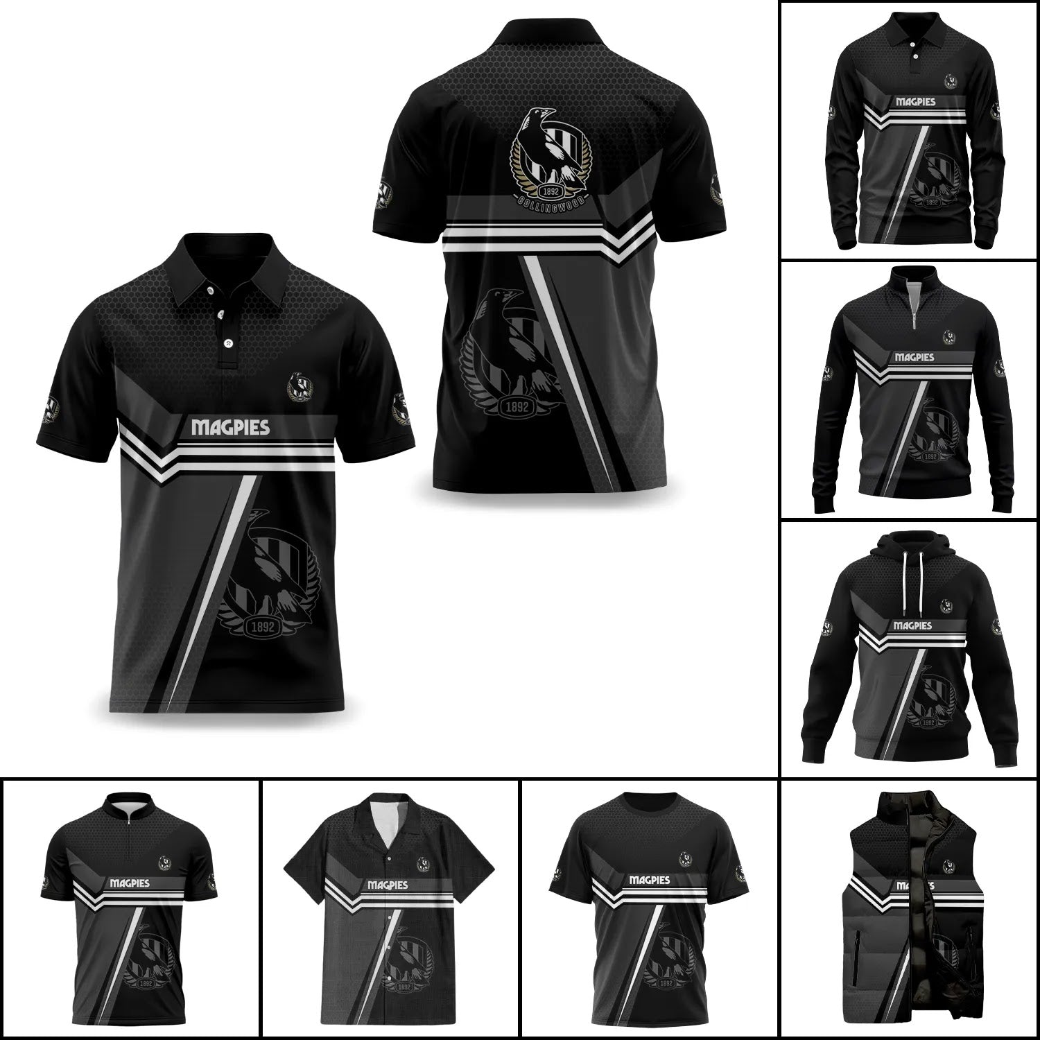 Collingwood Magpies Apparels SC071
