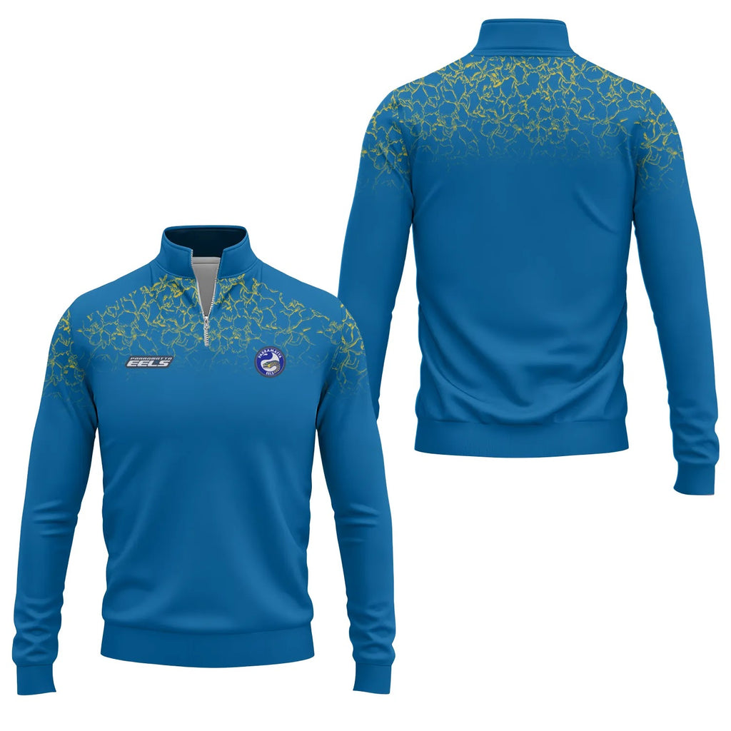 Parramatta Eels Quarter-zip Pullover SC108