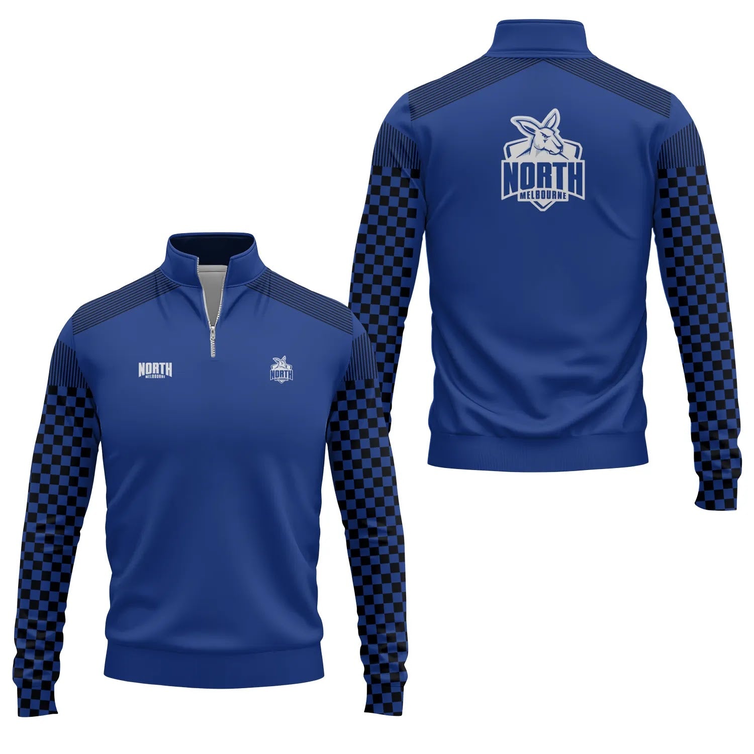 North Melbourne Kangaroos Quarter-zip Pullover SC057