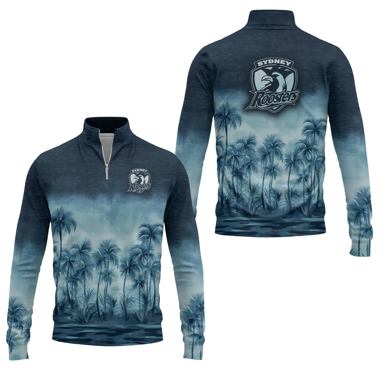 Sydney Roosters Quarter-zip Pullover SHW021