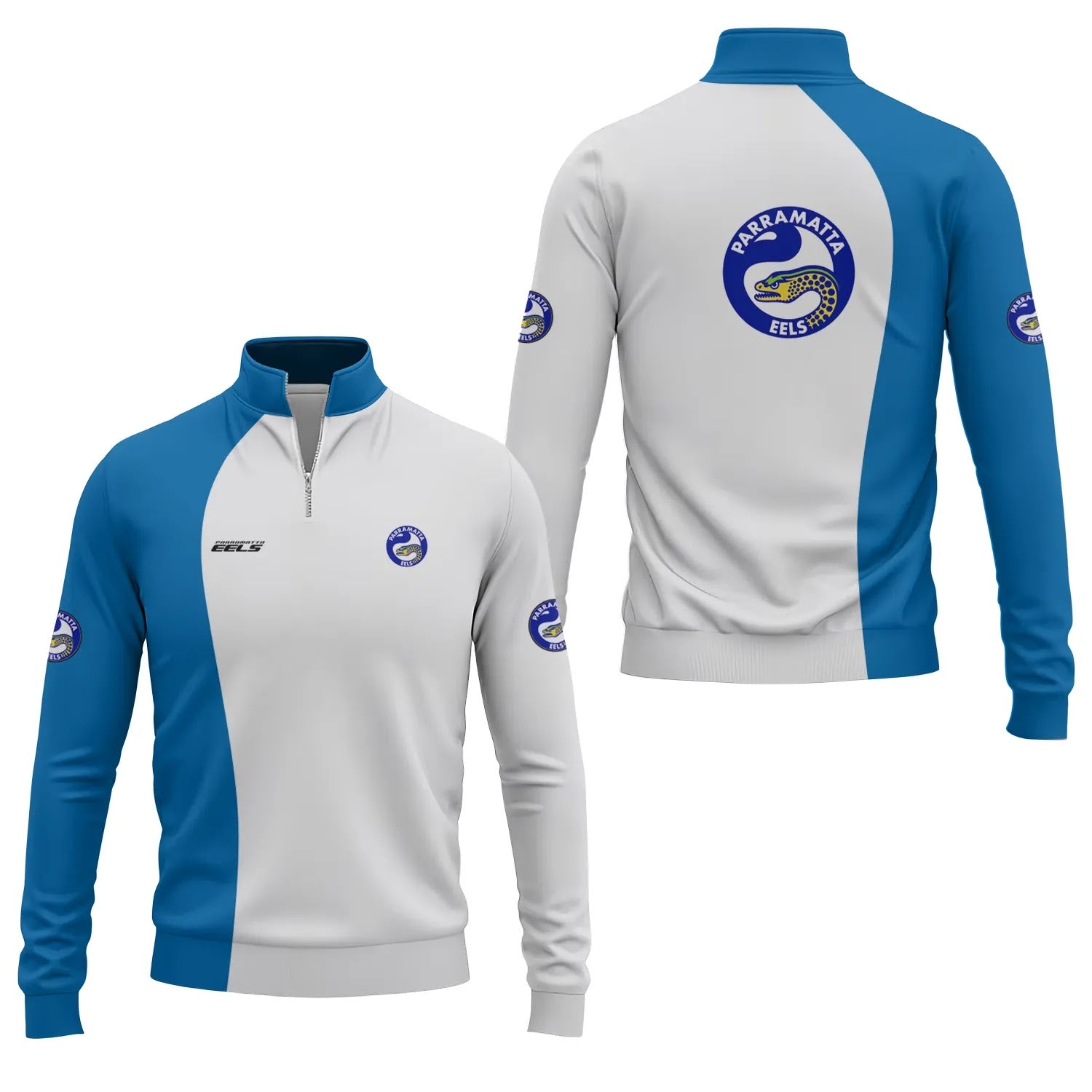 Parramatta Eels Quarter-zip Pullover SC055