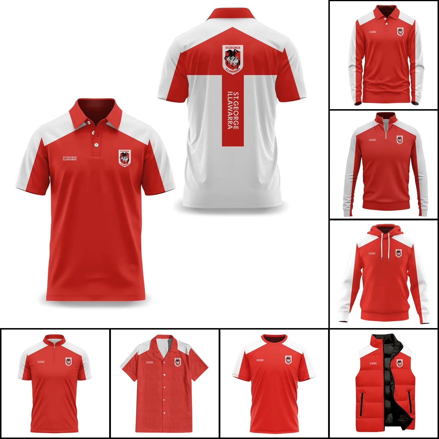 St George Illawarra Dragons Apparels SC008