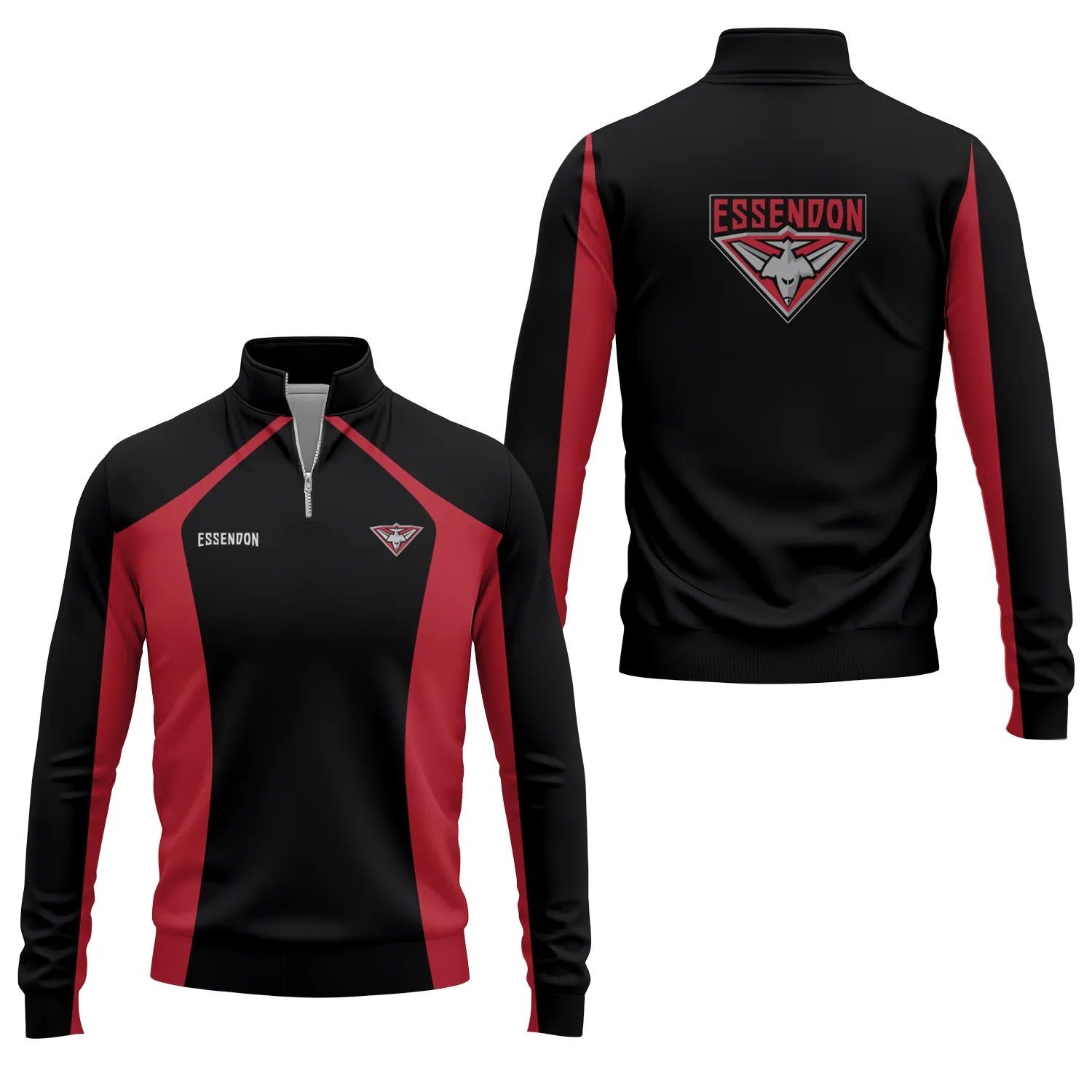 Essendon Bombers Quarter-zip Pullover SC048