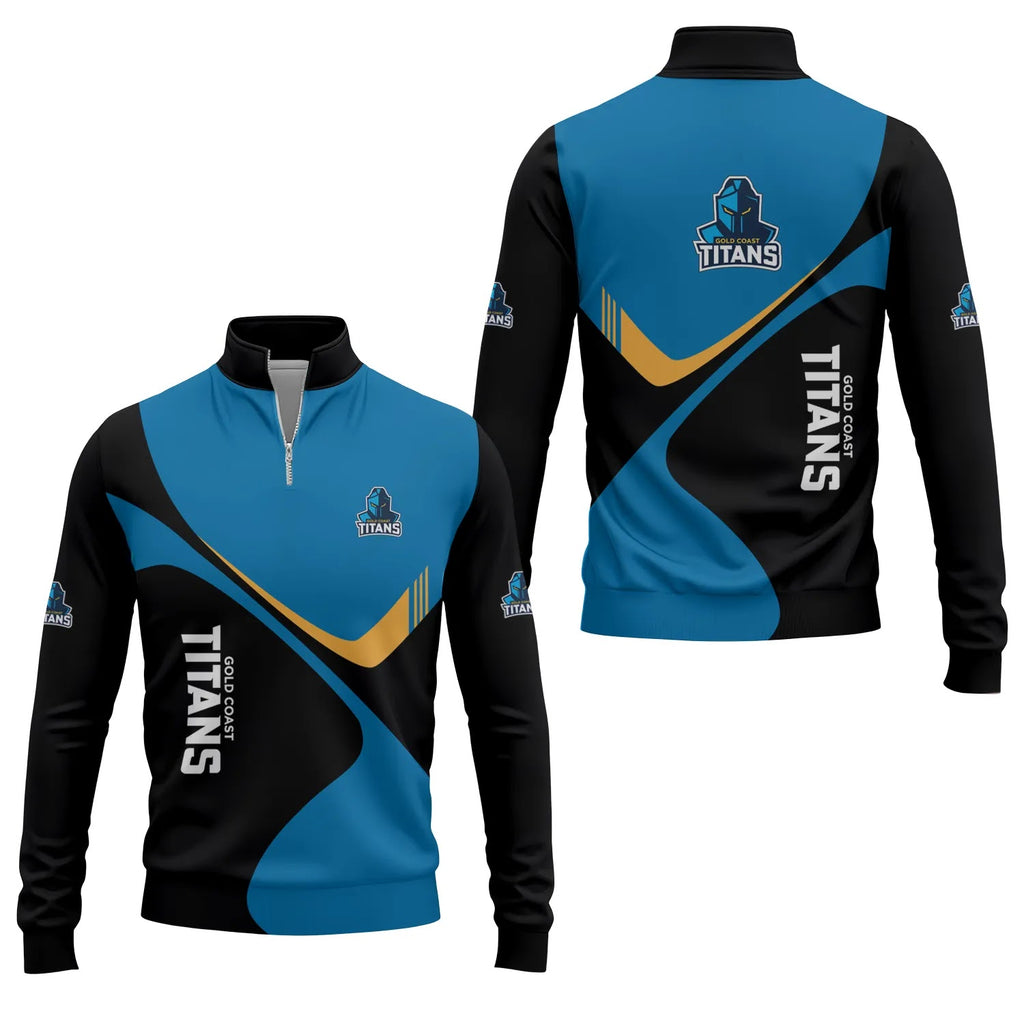 Gold Coast Titans Quarter-zip Pullover SC058