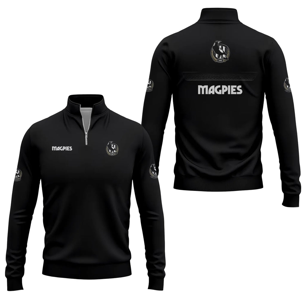 Collingwood Magpies Quarter-zip Pullover SC024
