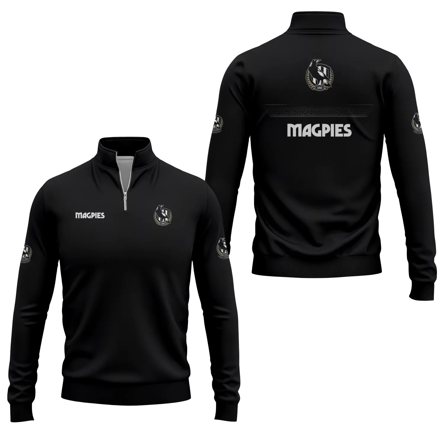 Collingwood Magpies Quarter-zip Pullover SC024