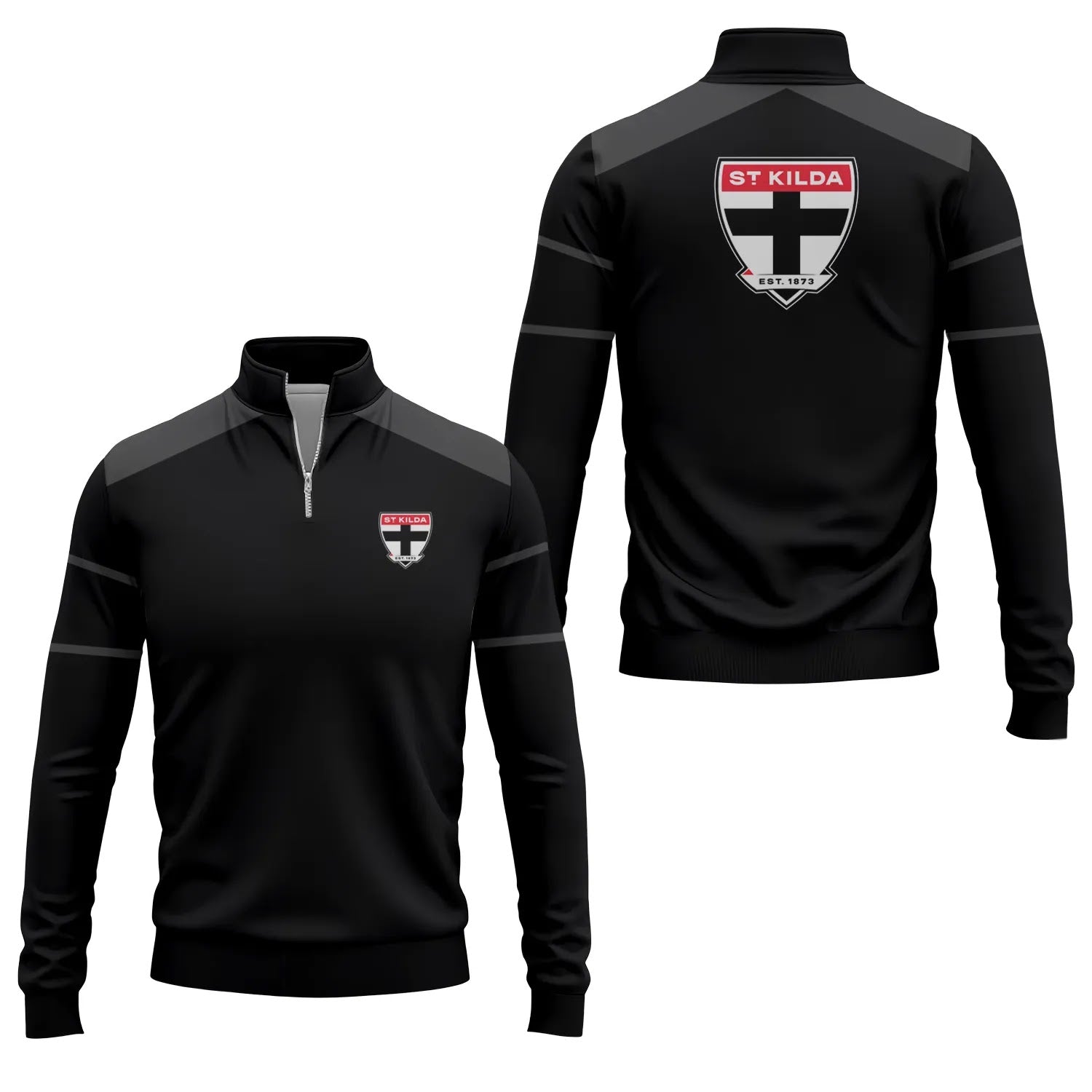 St Kilda Saints Quarter-zip Pullover SC041