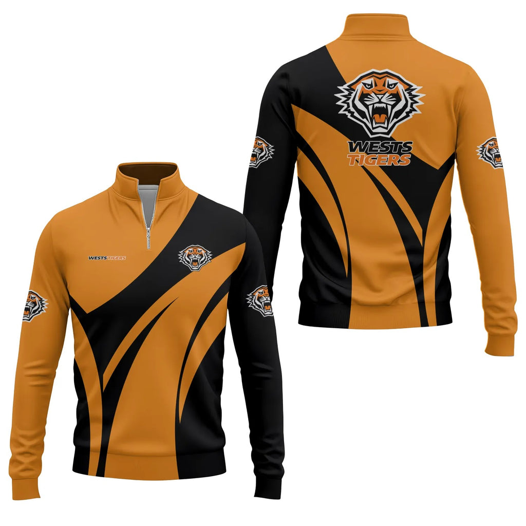 Wests Tigers Quarter-zip Pullover SC022