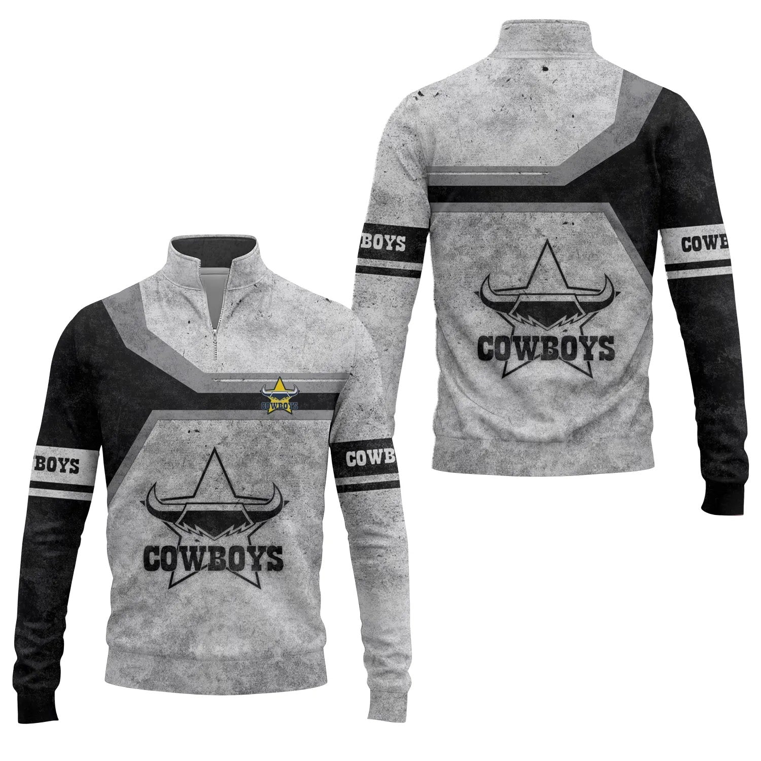 North Queensland Cowboys Quarter-zip Pullover SC086