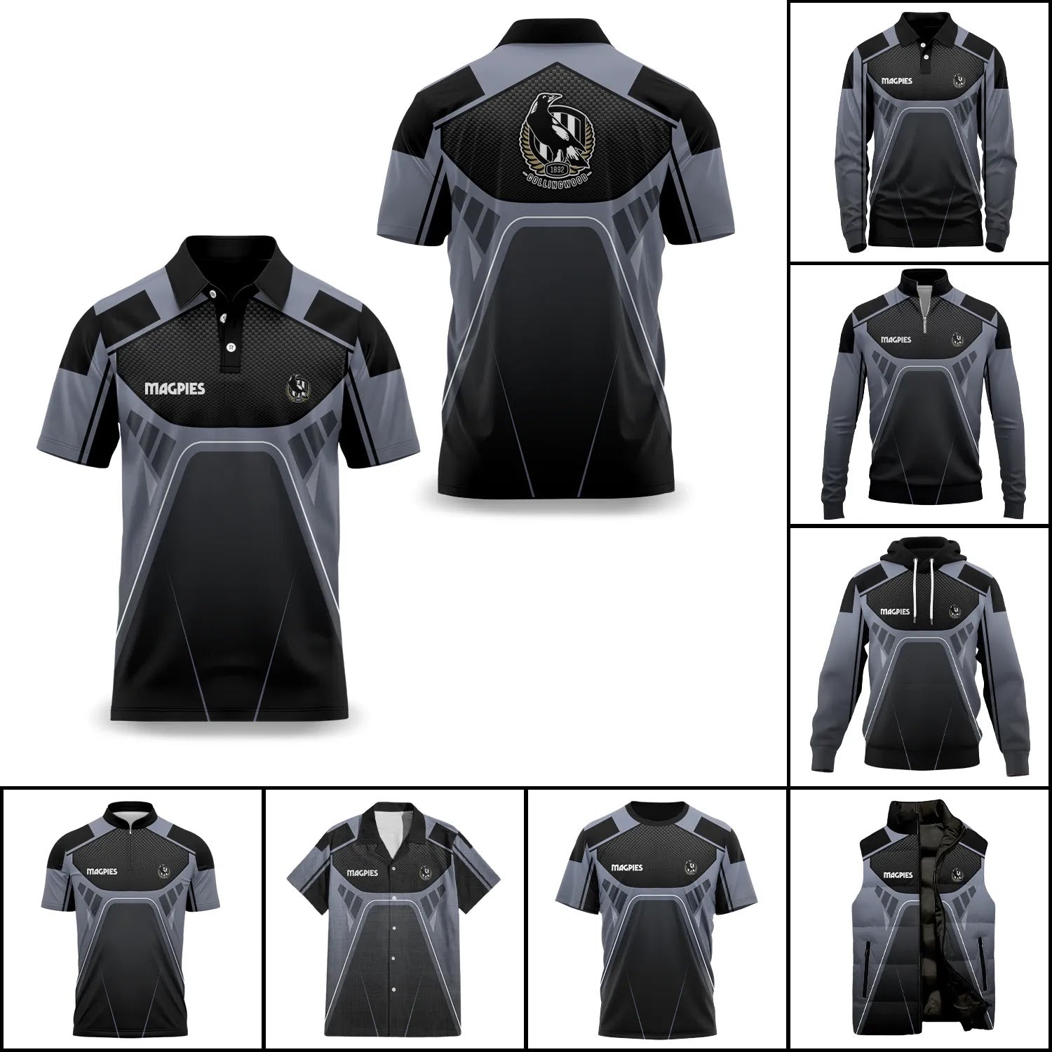 Collingwood Magpies Apparels SC088