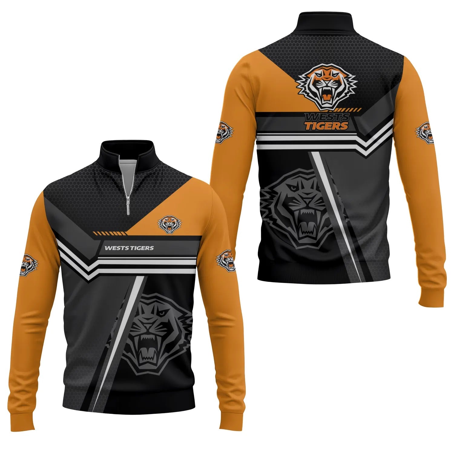 Wests Tigers Quarter-zip Pullover SC071
