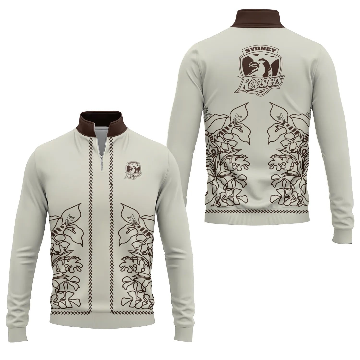 Sydney Roosters Quarter-zip Pullover SHW064