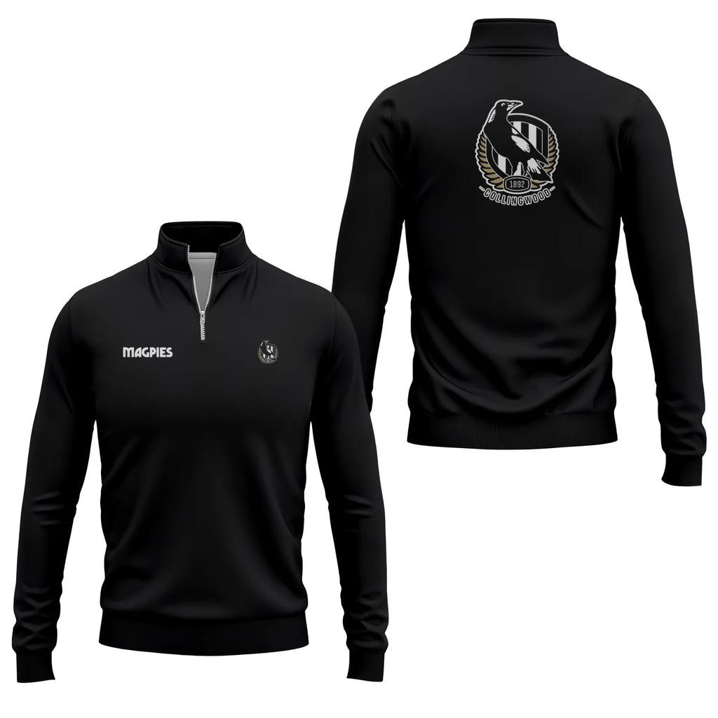 Collingwood Magpies Quarter-zip Pullover SC057