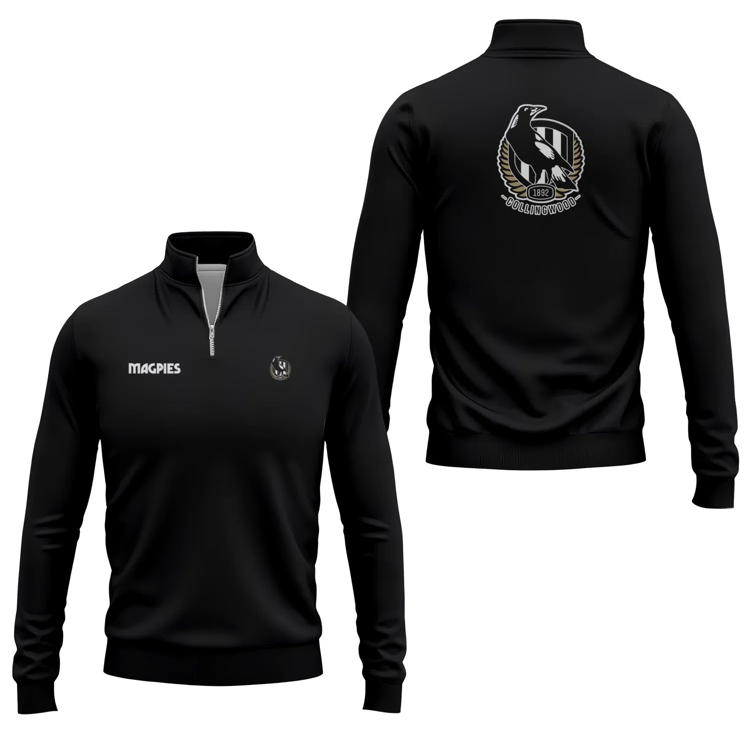 Collingwood Magpies Quarter-zip Pullover SC057