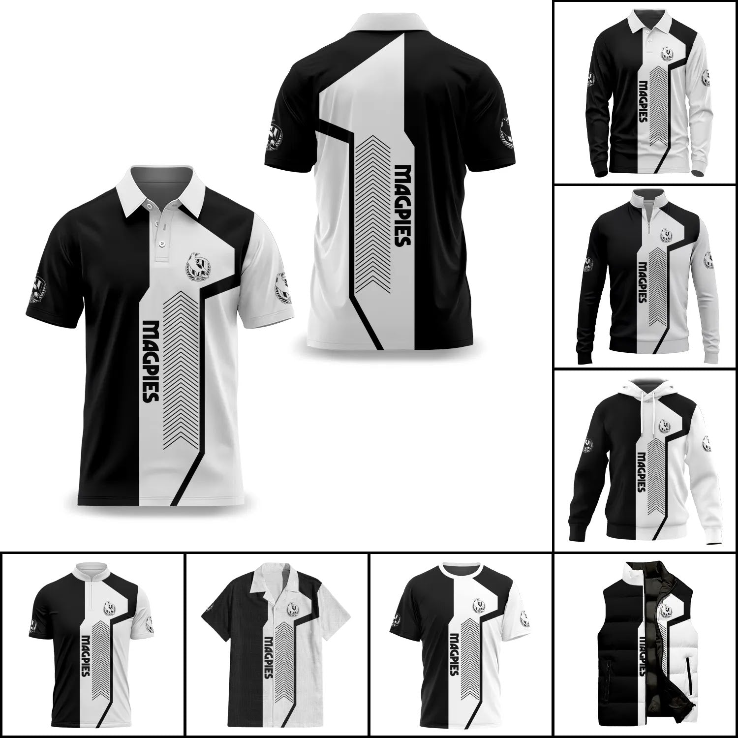 Collingwood Magpies Apparels SC065