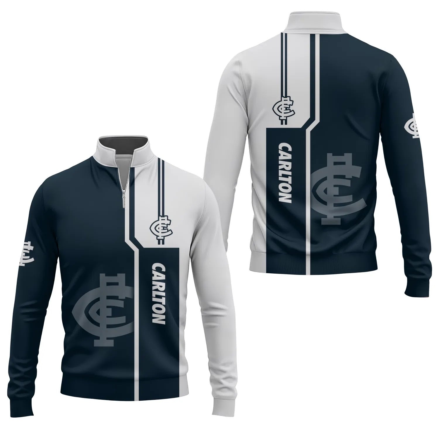 Carlton Blues Quarter-zip Pullover SC064