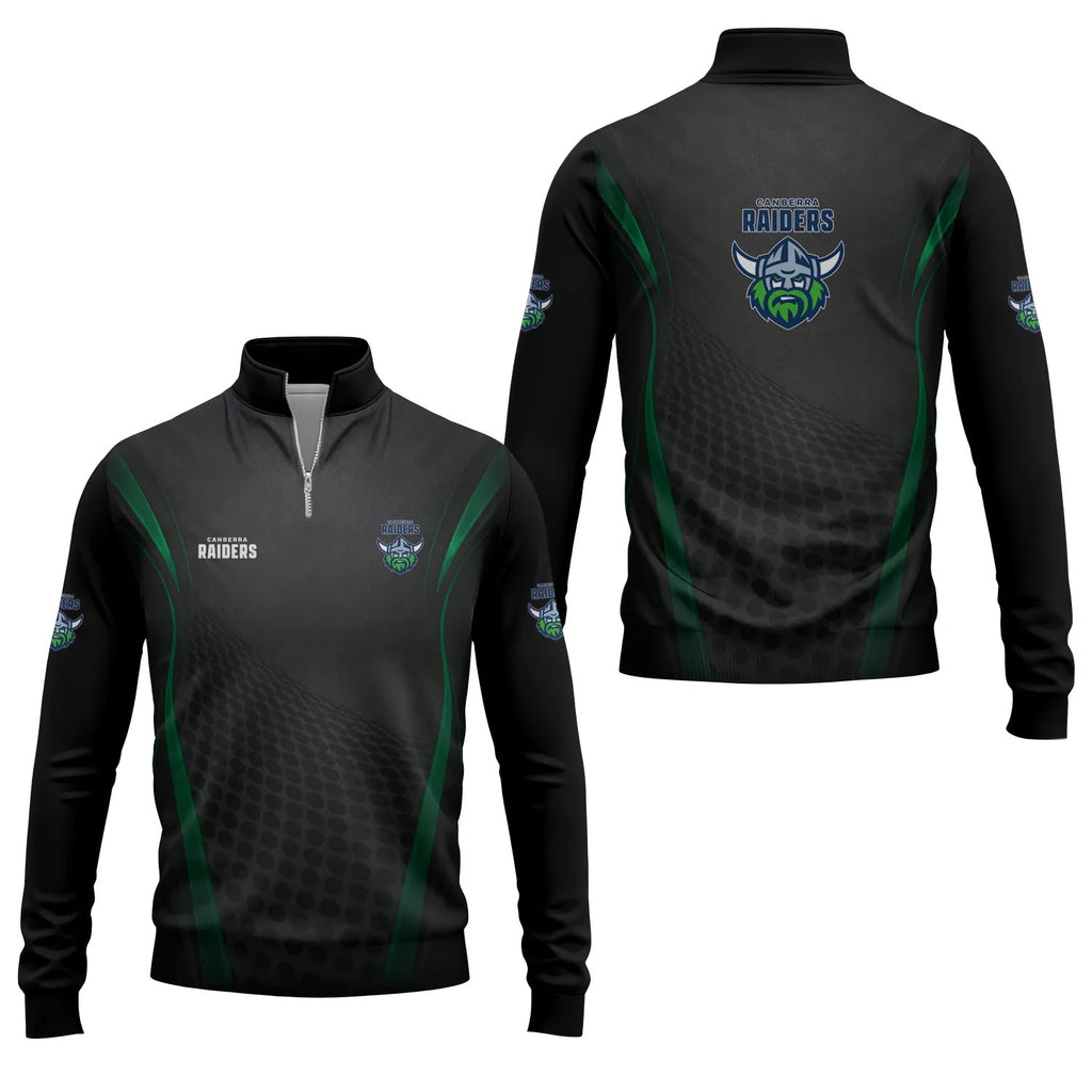 Canberra Raiders Quarter-zip Pullover SC056