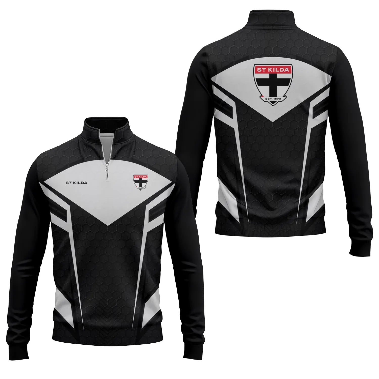 St Kilda Saints Quarter-zip Pullover SC033