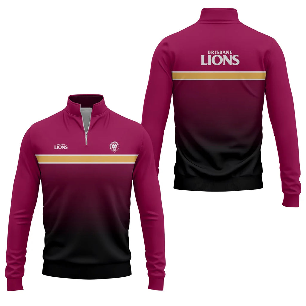 Brisbane Lions Quarter-zip Pullover SC050
