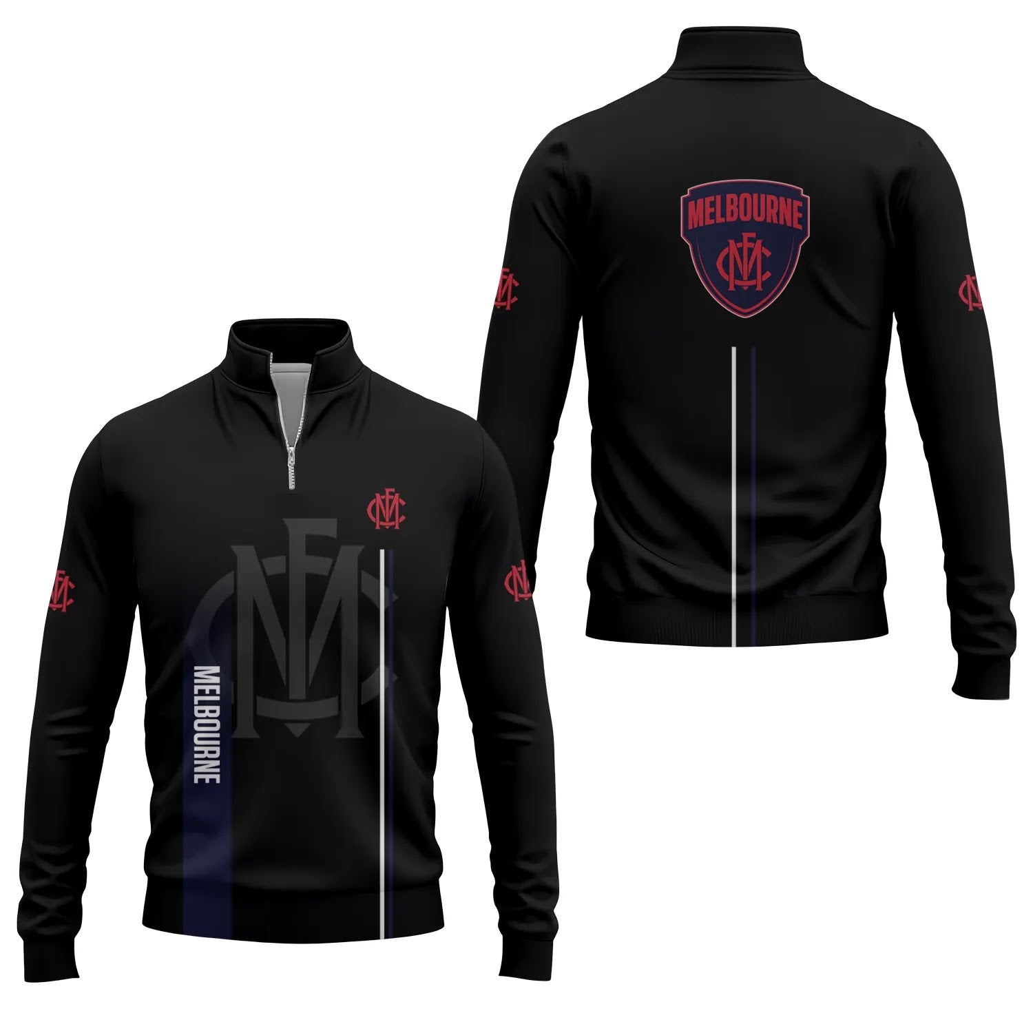 Melbourne Demons Quarter-zip Pullover SC077