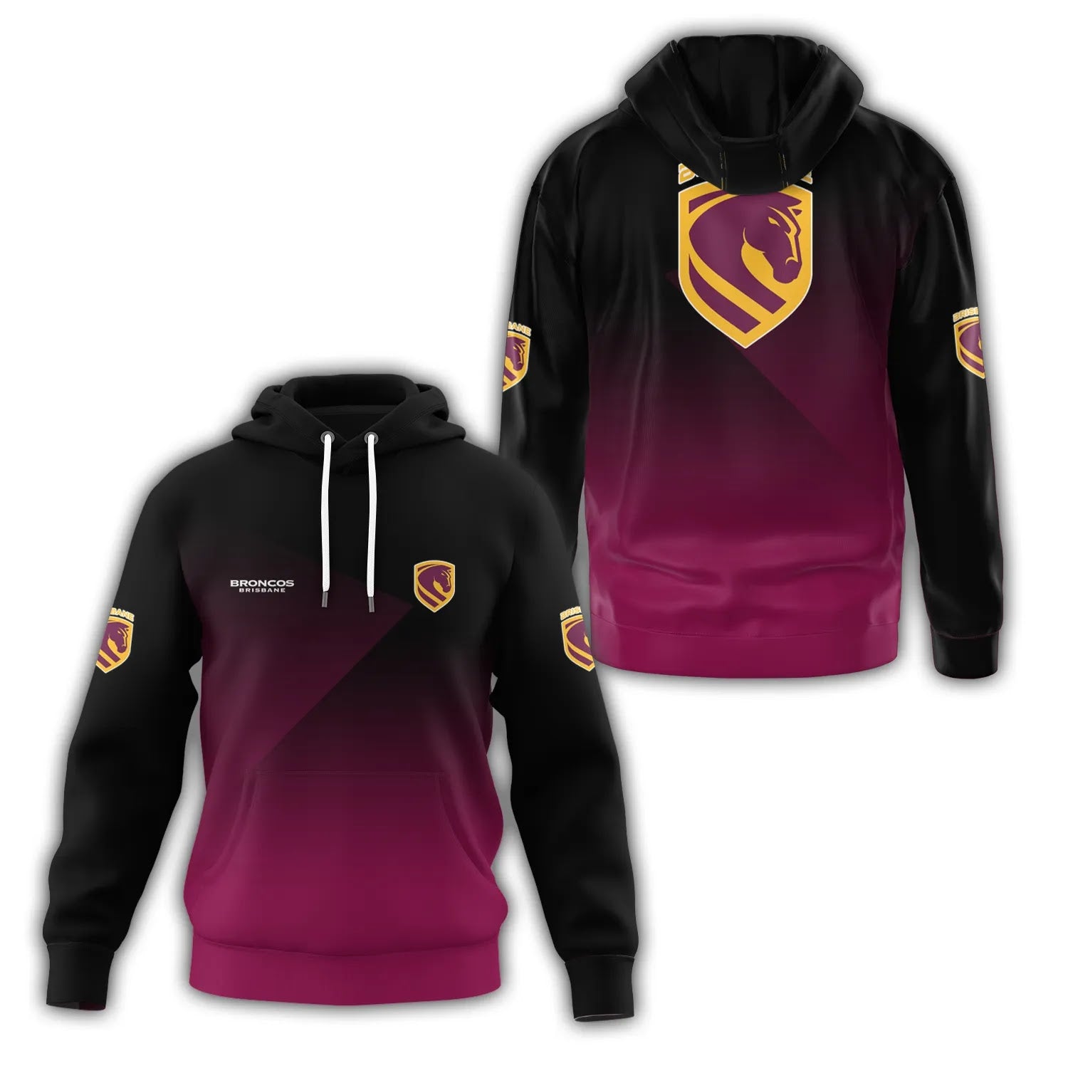 Brisbane Broncos Hoodie SC012