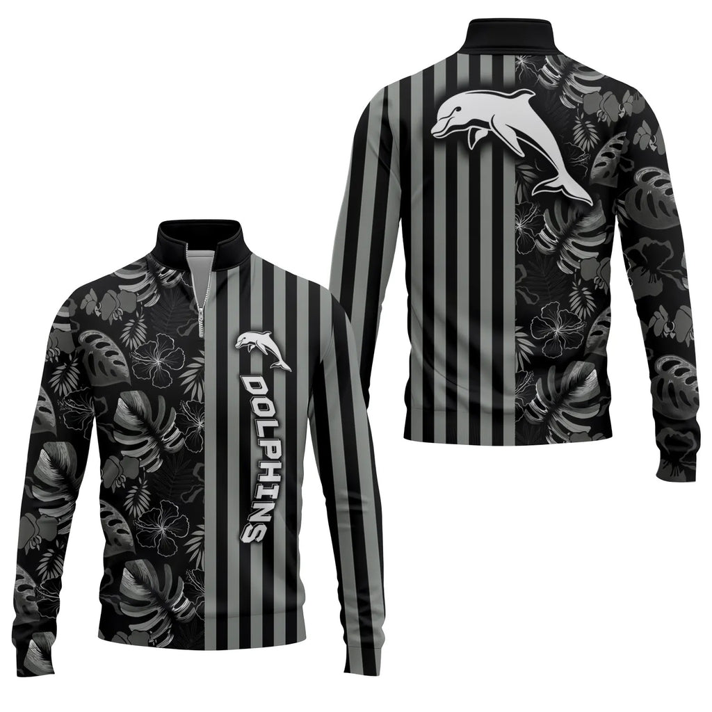 Dolphins Quarter-zip Pullover SHW040