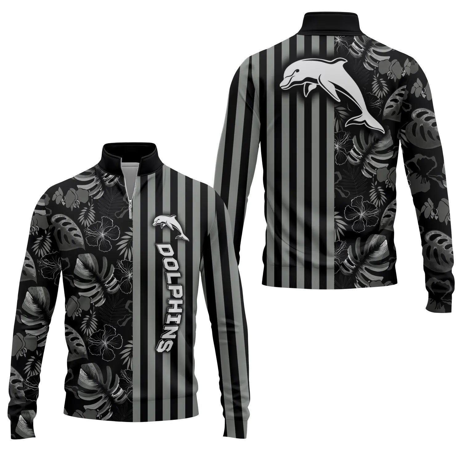 Dolphins Quarter-zip Pullover SHW040