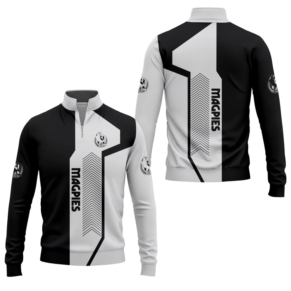Collingwood Magpies Quarter-zip Pullover SC065