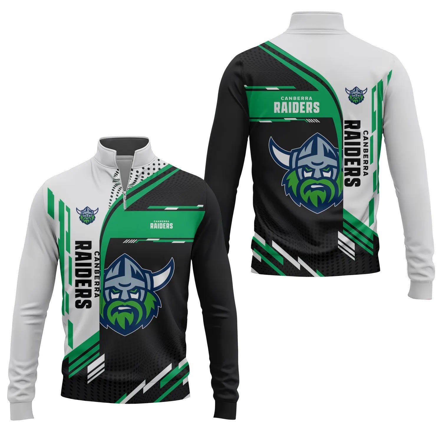 Canberra Raiders Quarter-zip Pullover SC036
