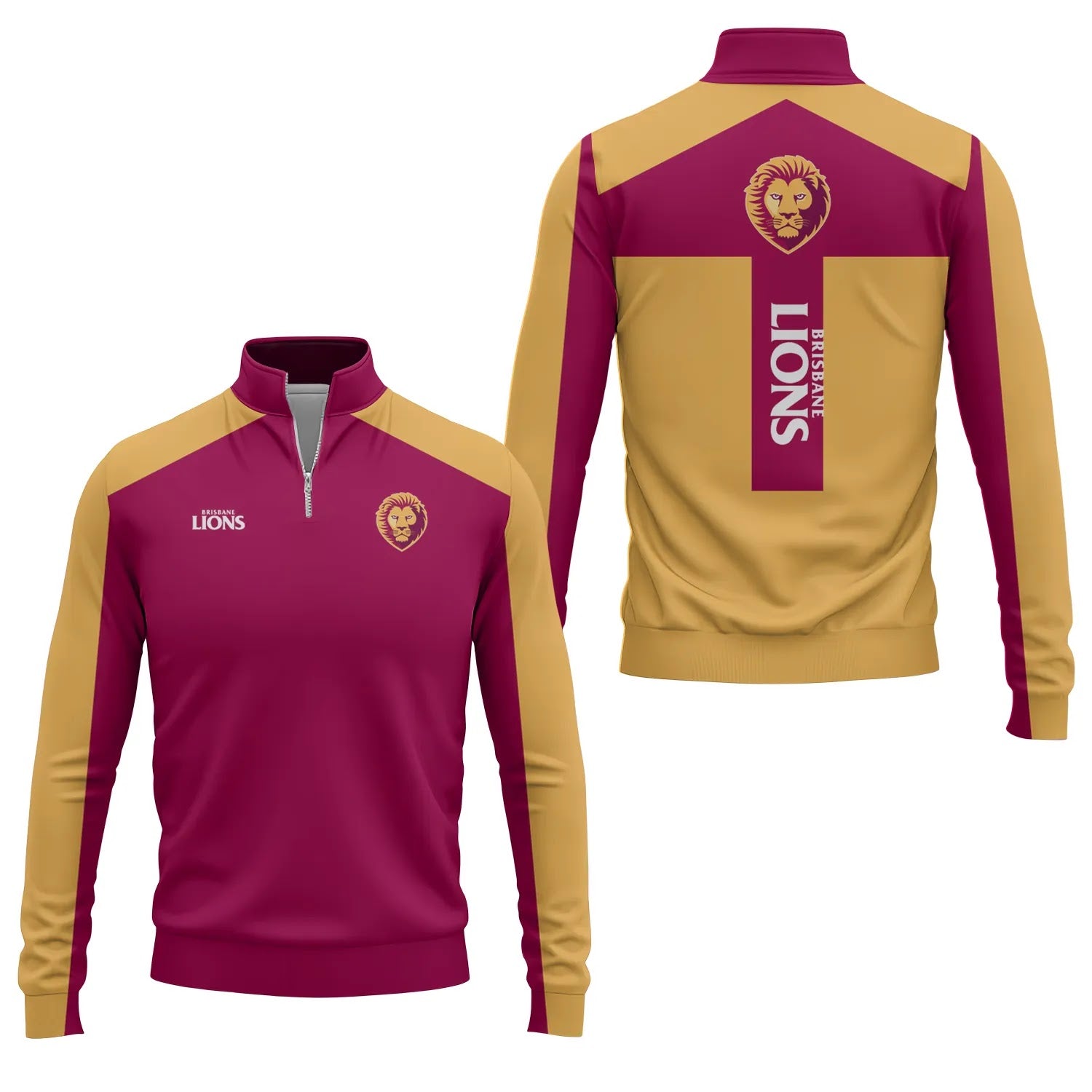 Brisbane Lions Quarter-zip Pullover SC008