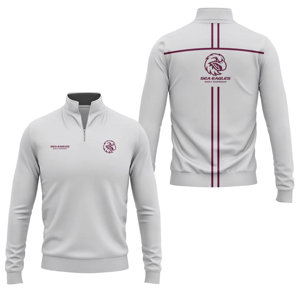 Manly Warringah Sea Eagles Quarter-zip Pullover SC018