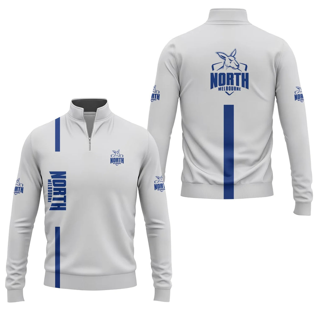 North Melbourne Kangaroos Quarter-zip Pullover SC005