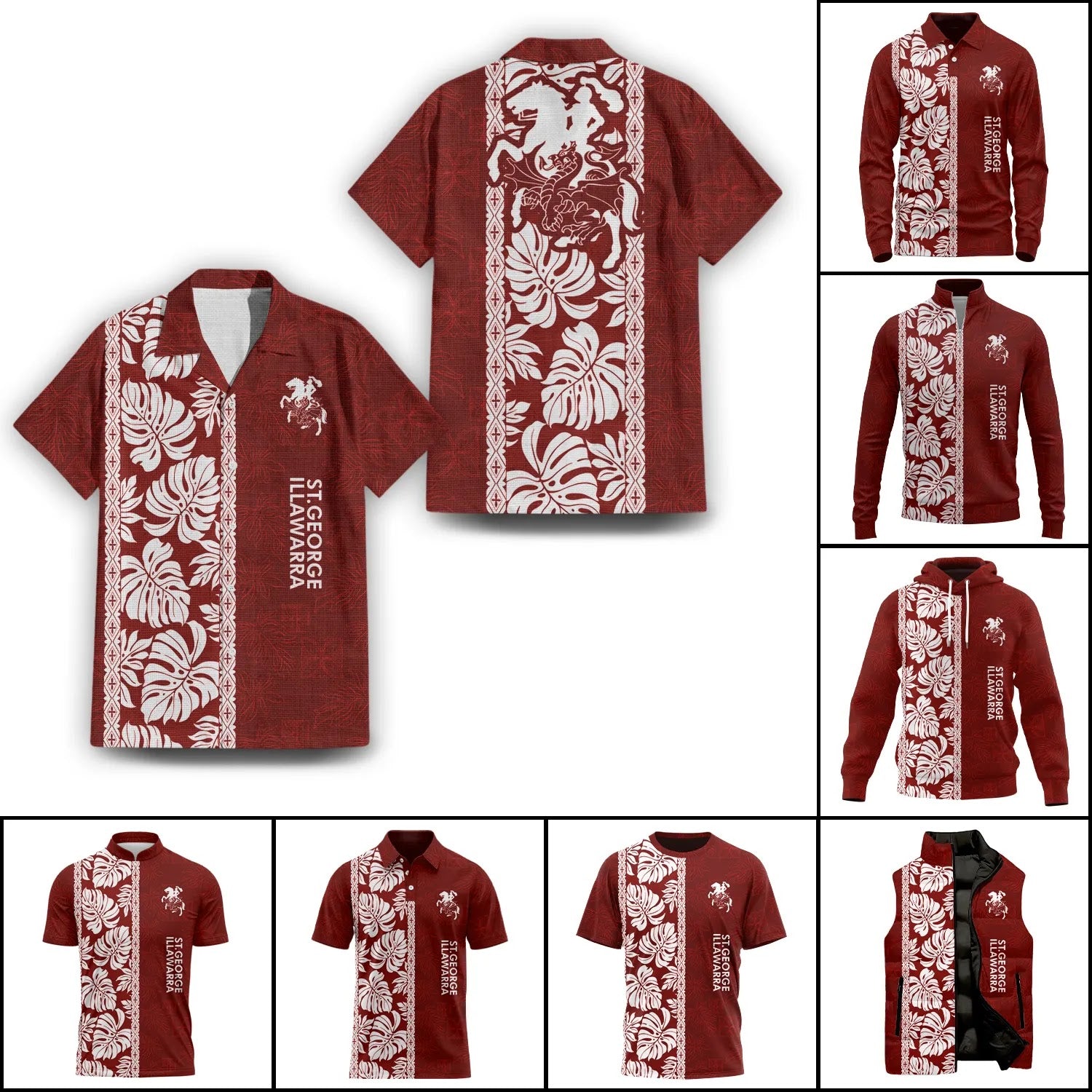 St George Illawarra Dragons Apparels SHW046
