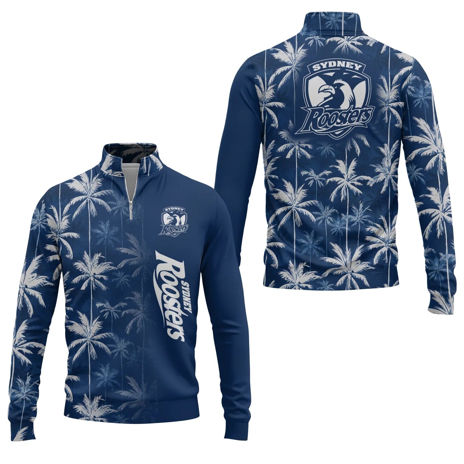 Sydney Roosters Quarter-zip Pullover SHW032