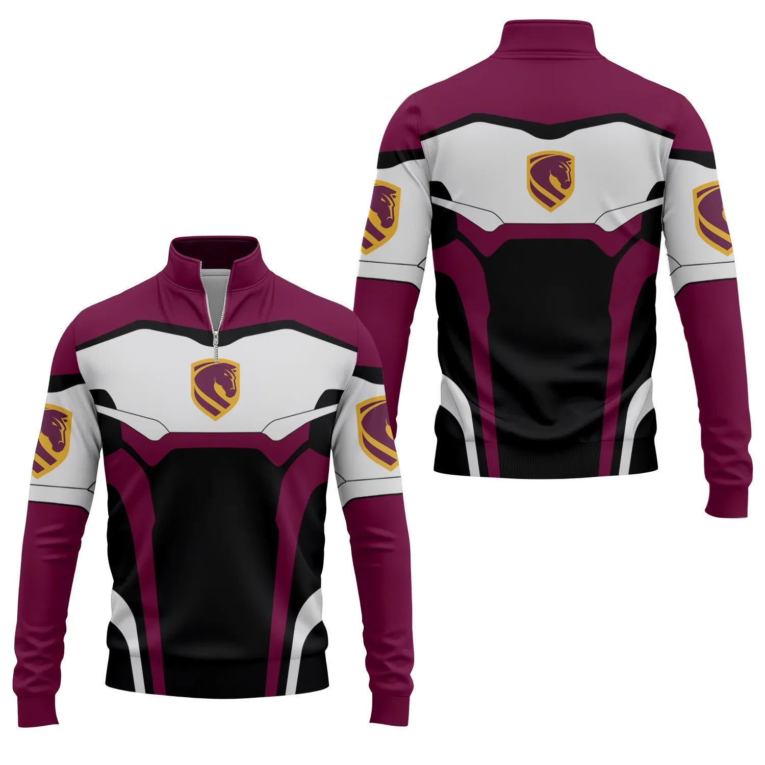 Brisbane Broncos Quarter-zip Pullover SC030