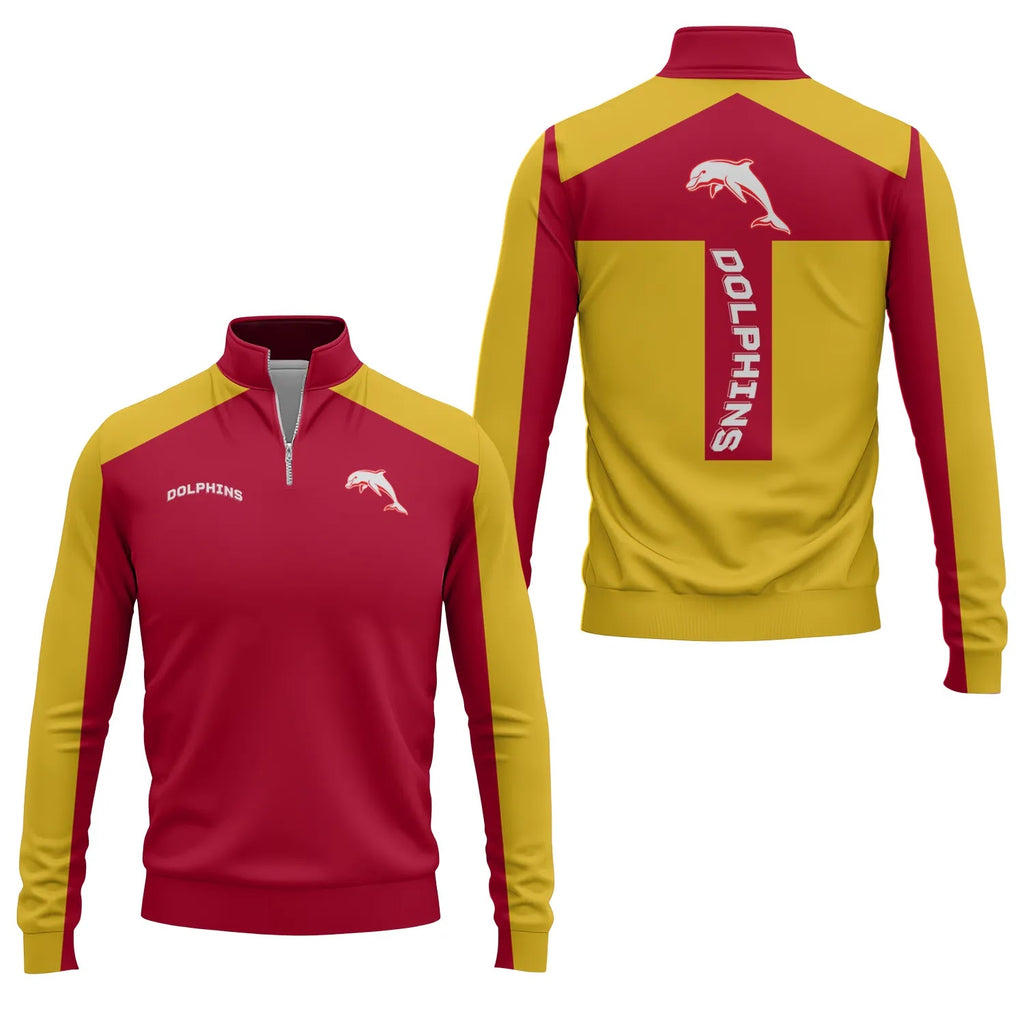 Dolphins Quarter-zip Pullover SC008