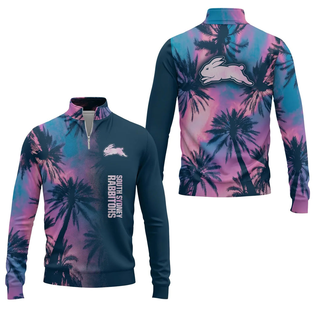 South Sydney Rabbitohs Quarter-zip Pullover SHW030