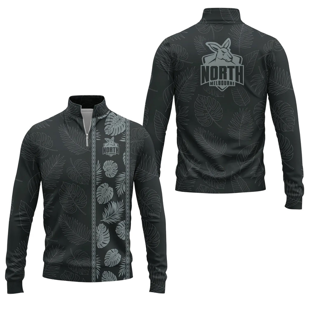 North Melbourne Kangaroos Quarter-zip Pullover SHW022