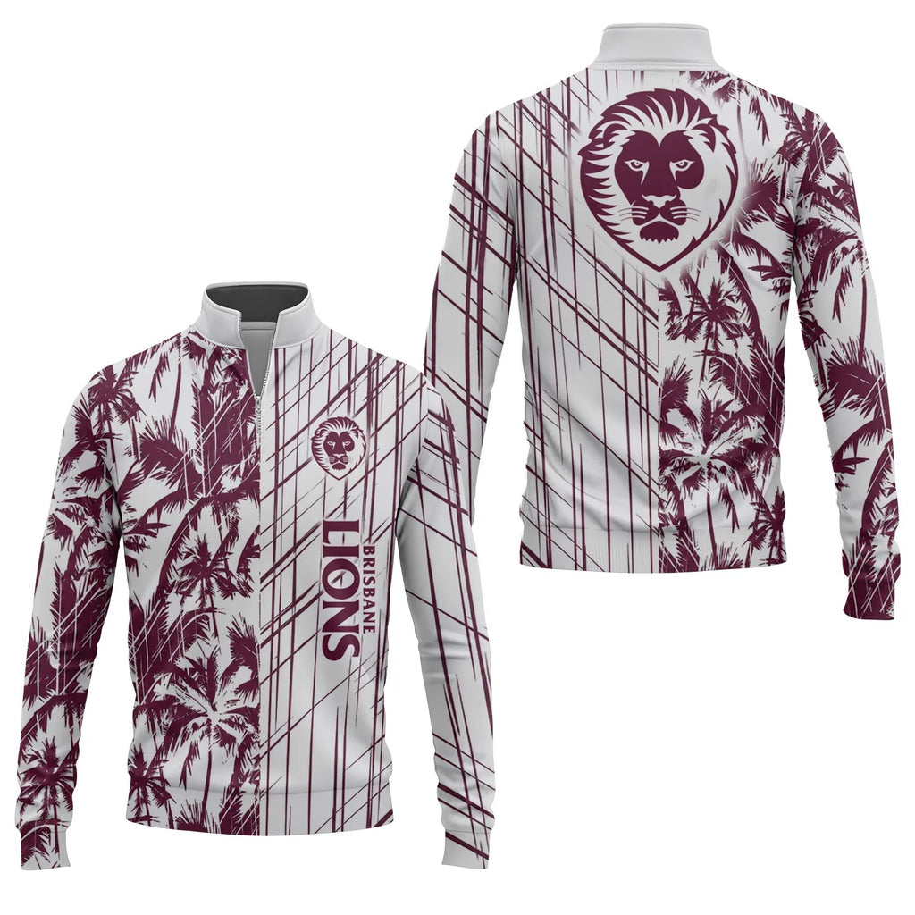 Brisbane Lions Quarter-zip Pullover SHW041