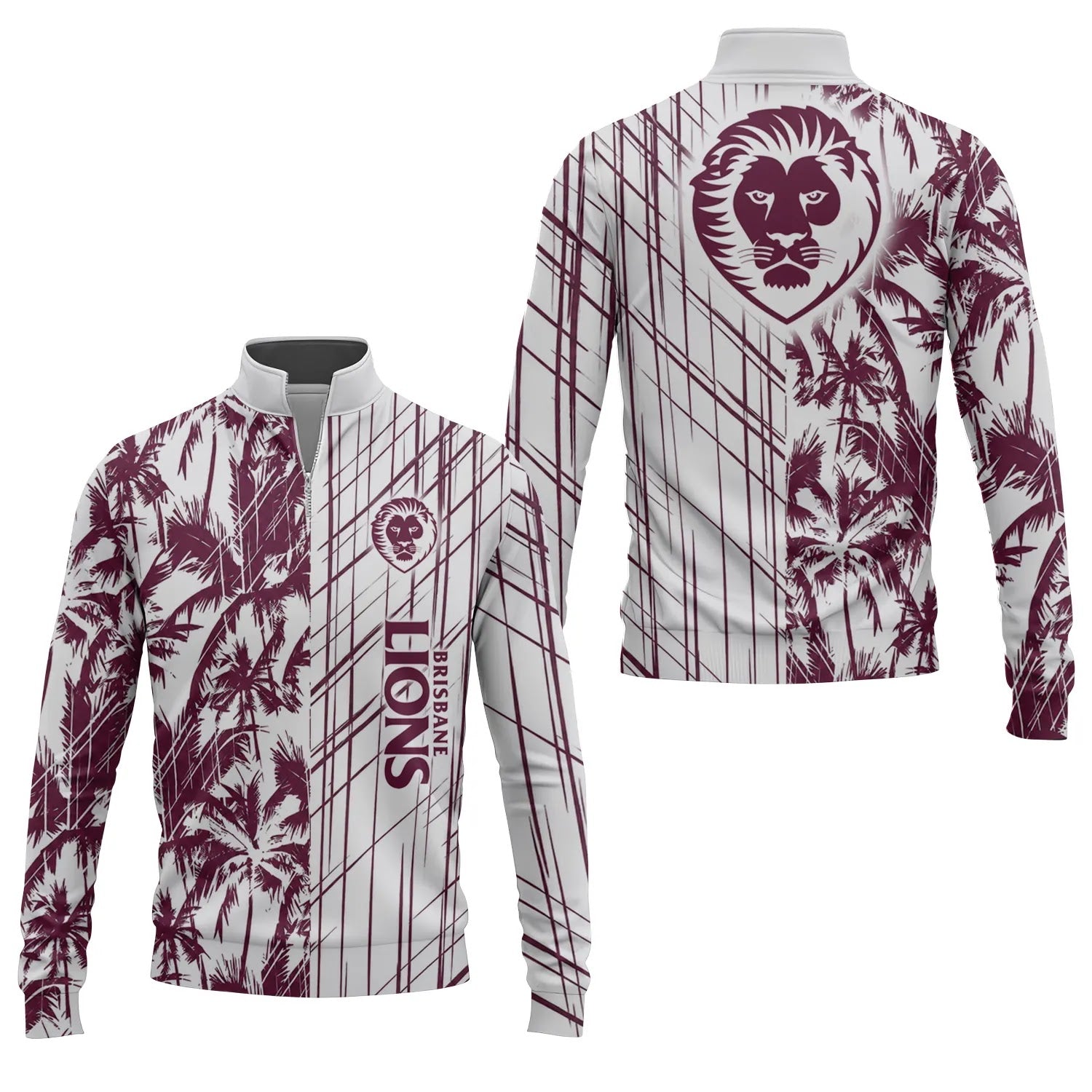 Brisbane Lions Quarter-zip Pullover SHW041