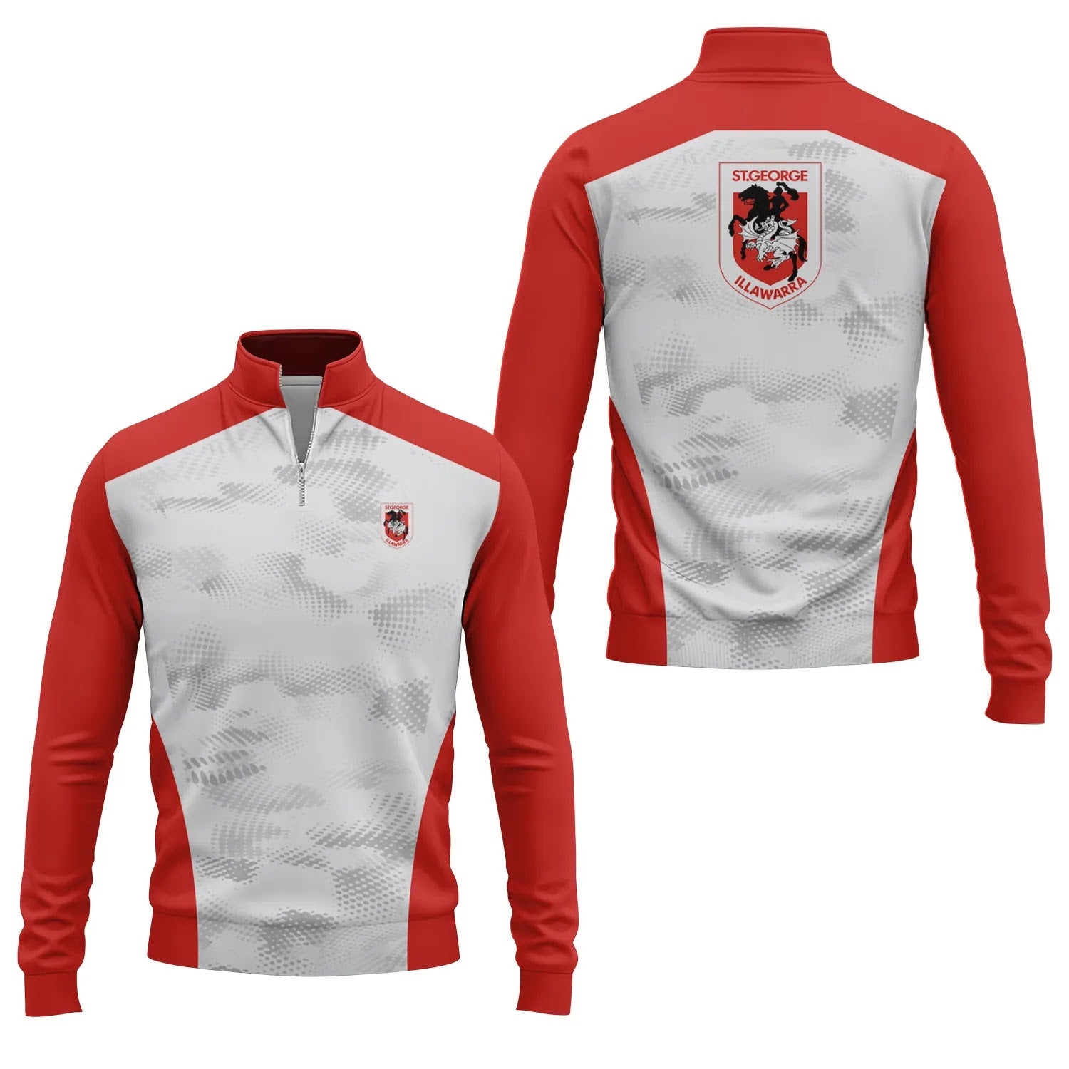 St George Illawarra Dragons Quarter-zip Pullover SC081