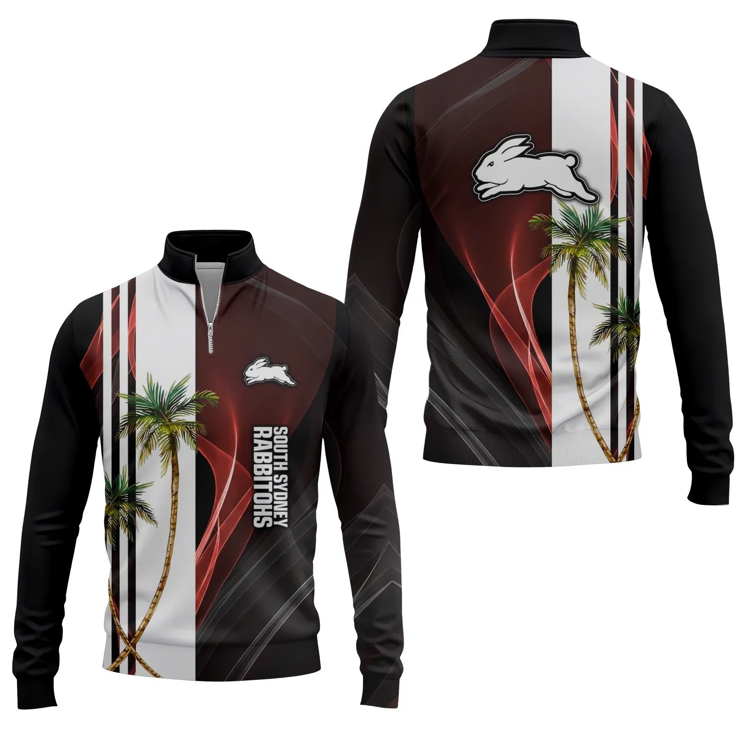 South Sydney Rabbitohs Quarter-zip Pullover SHW036