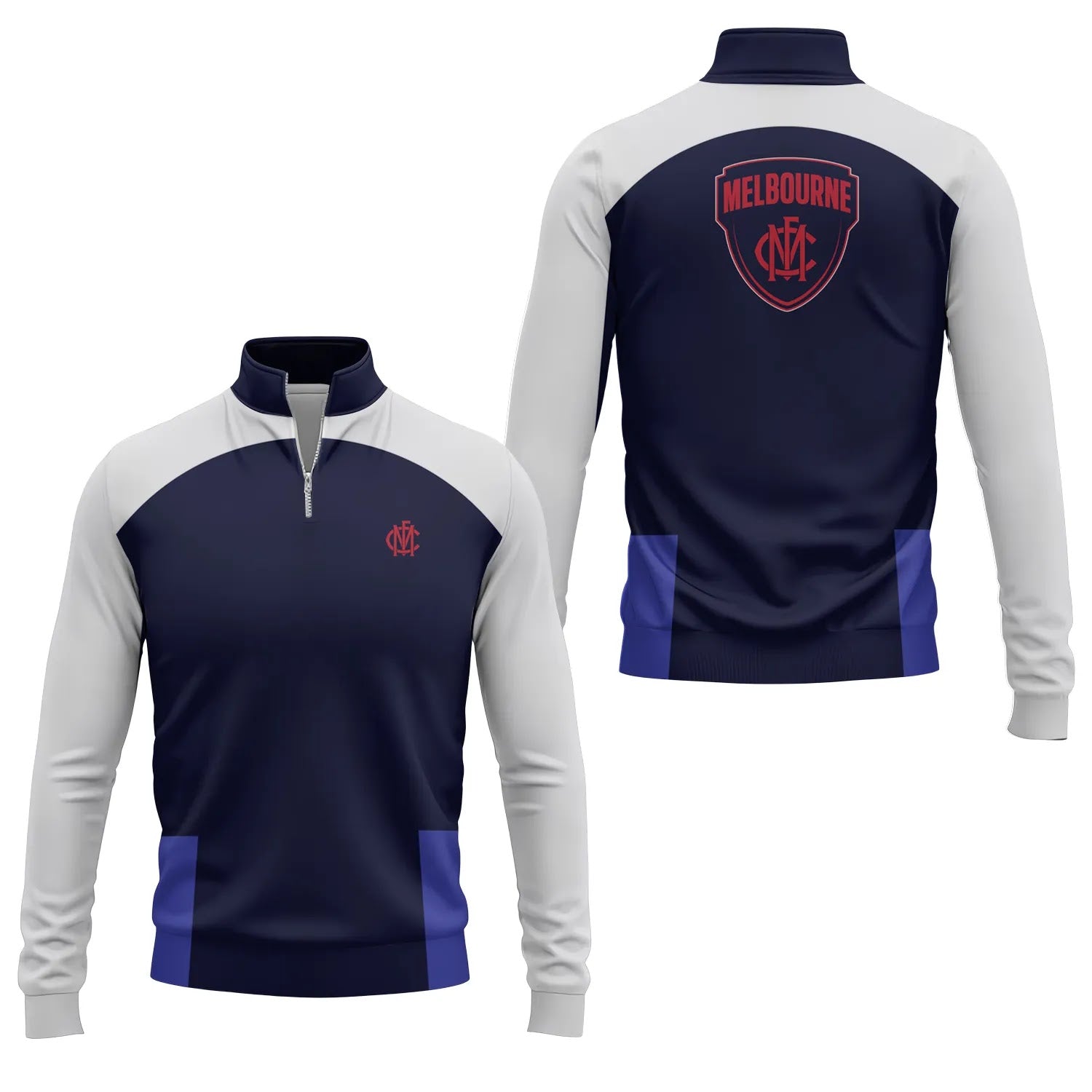 Melbourne Demons Quarter-zip Pullover SC016