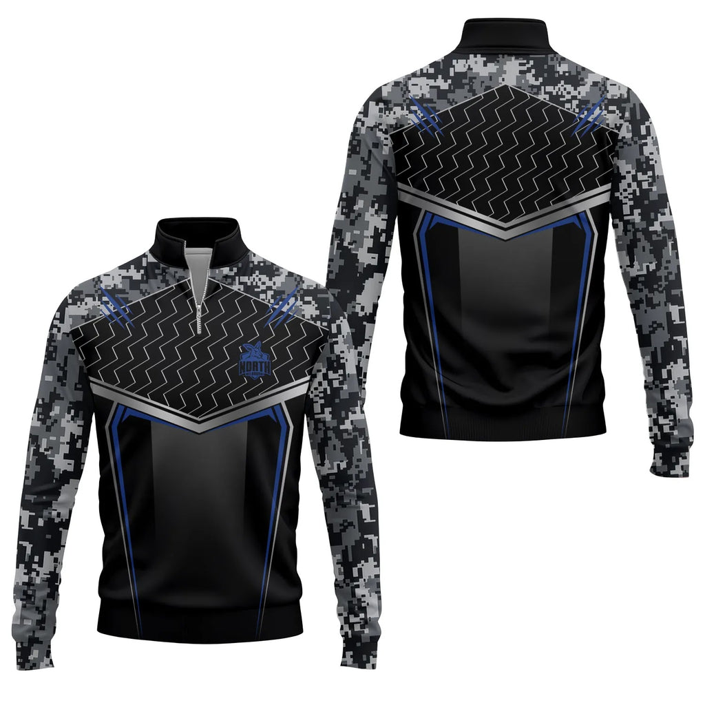 North Melbourne Kangaroos Quarter-zip Pullover SC115
