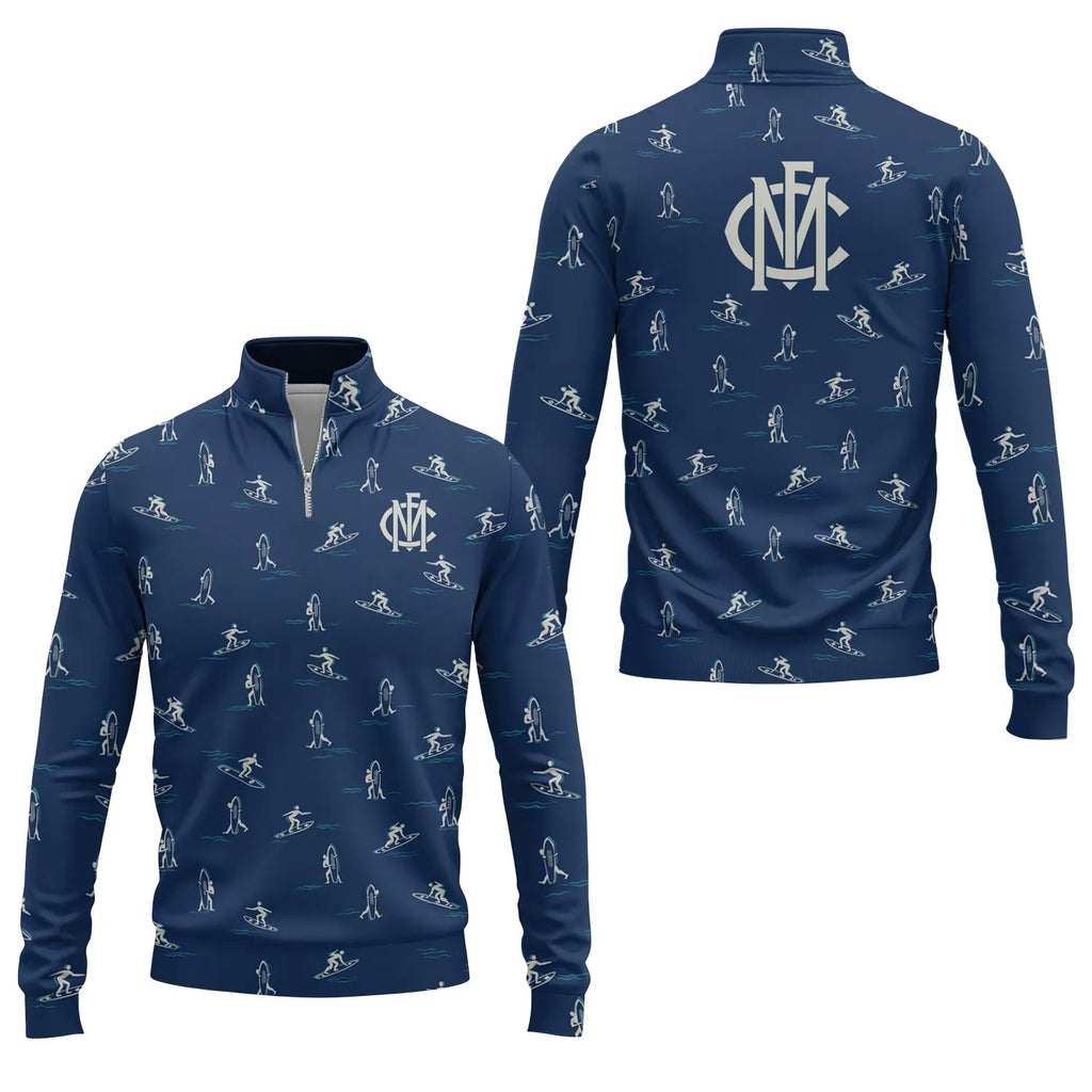 Melbourne Demons Quarter-zip Pullover SHW011