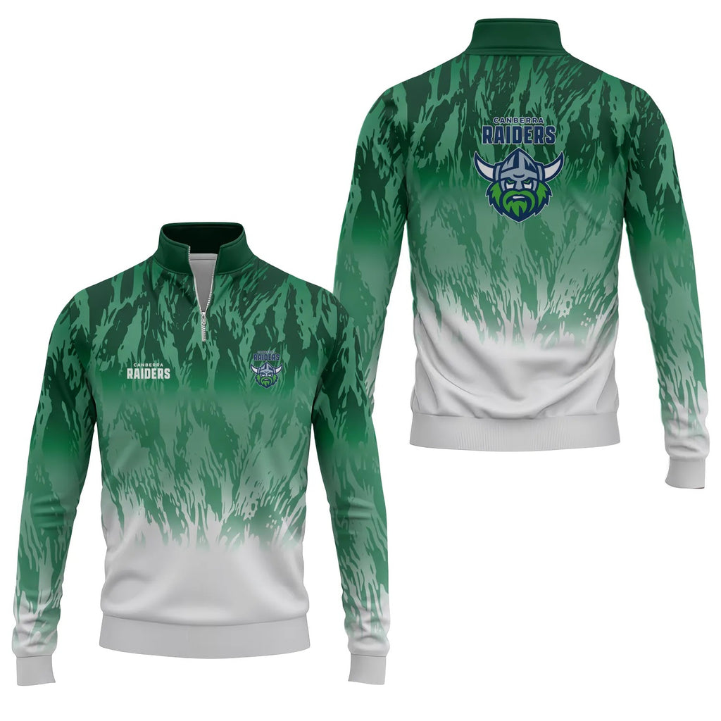 Canberra Raiders Quarter-zip Pullover SC069