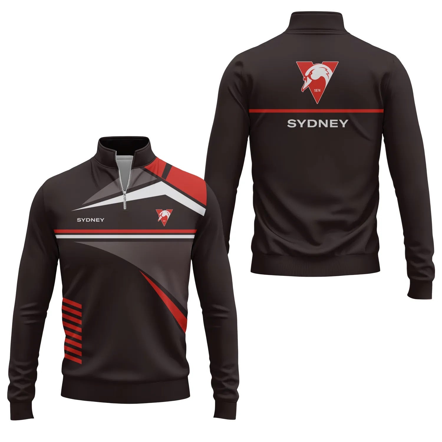Sydney Swans Quarter-zip Pullover SC067