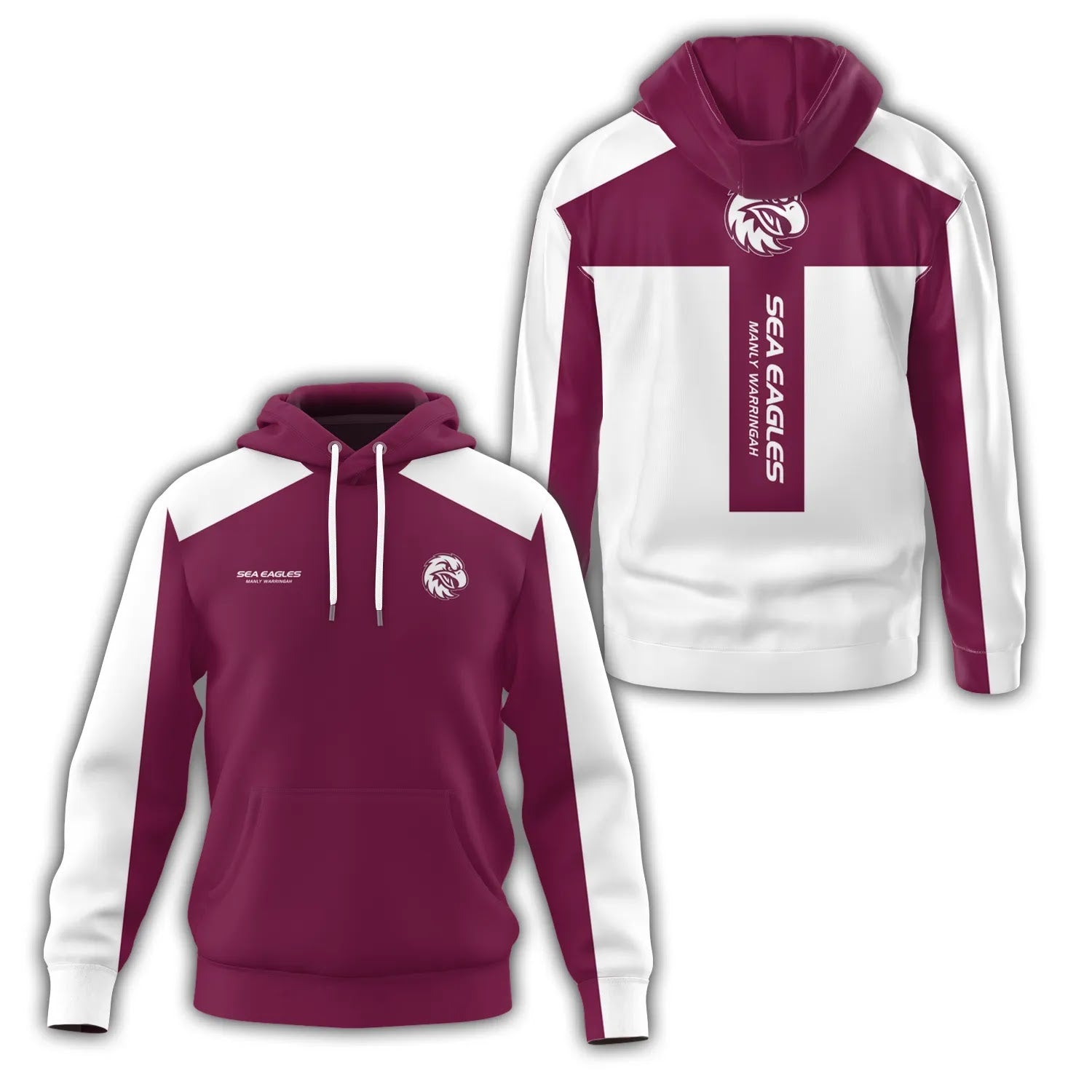 Manly Warringah Sea Eagles Hoodie SC008