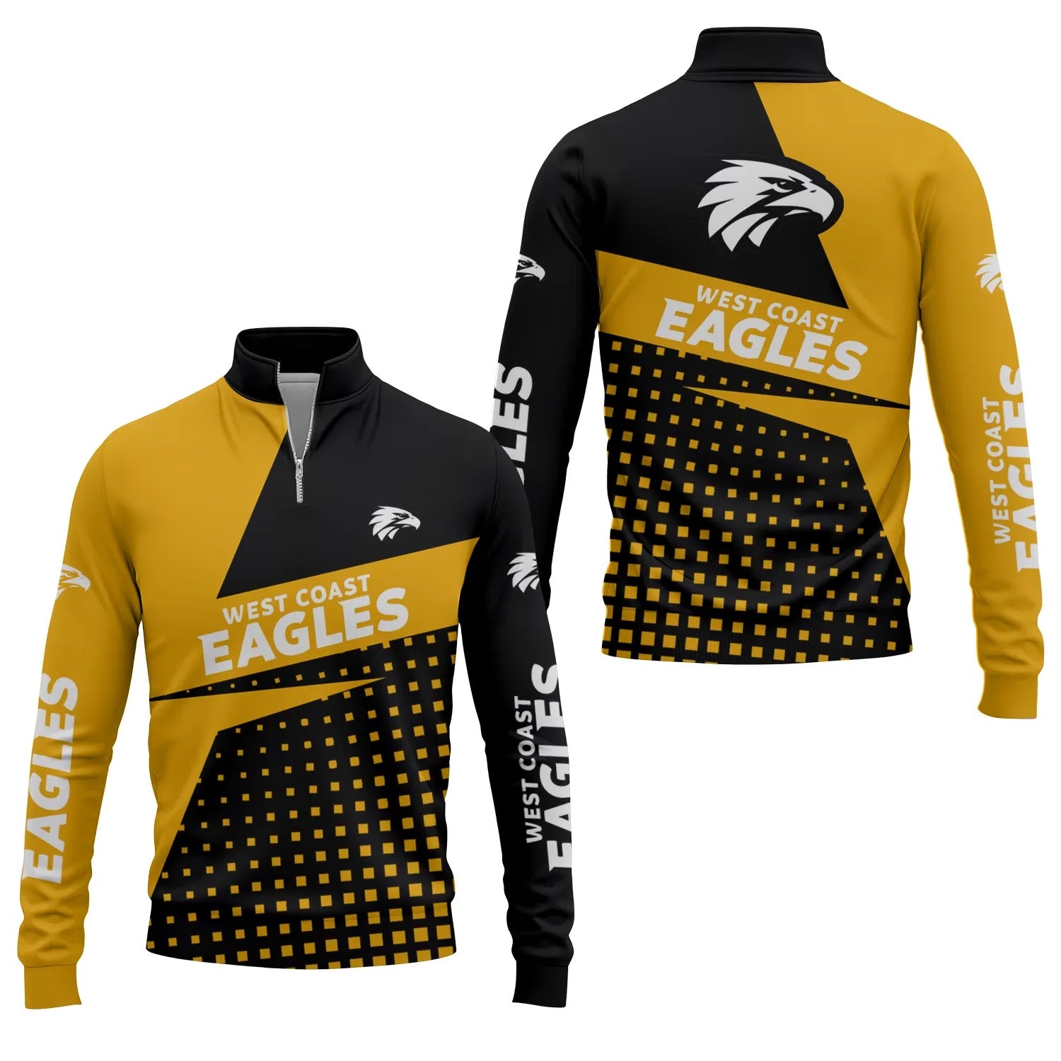 West Coast Eagles Quarter-zip Pullover SC083
