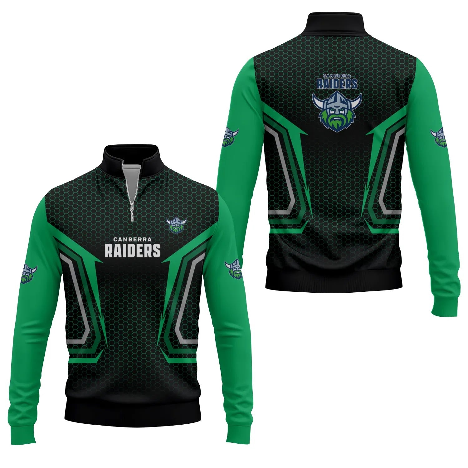 Canberra Raiders Quarter-zip Pullover SC075